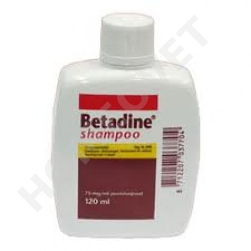 Betadine Shampoo for disinfecting the 